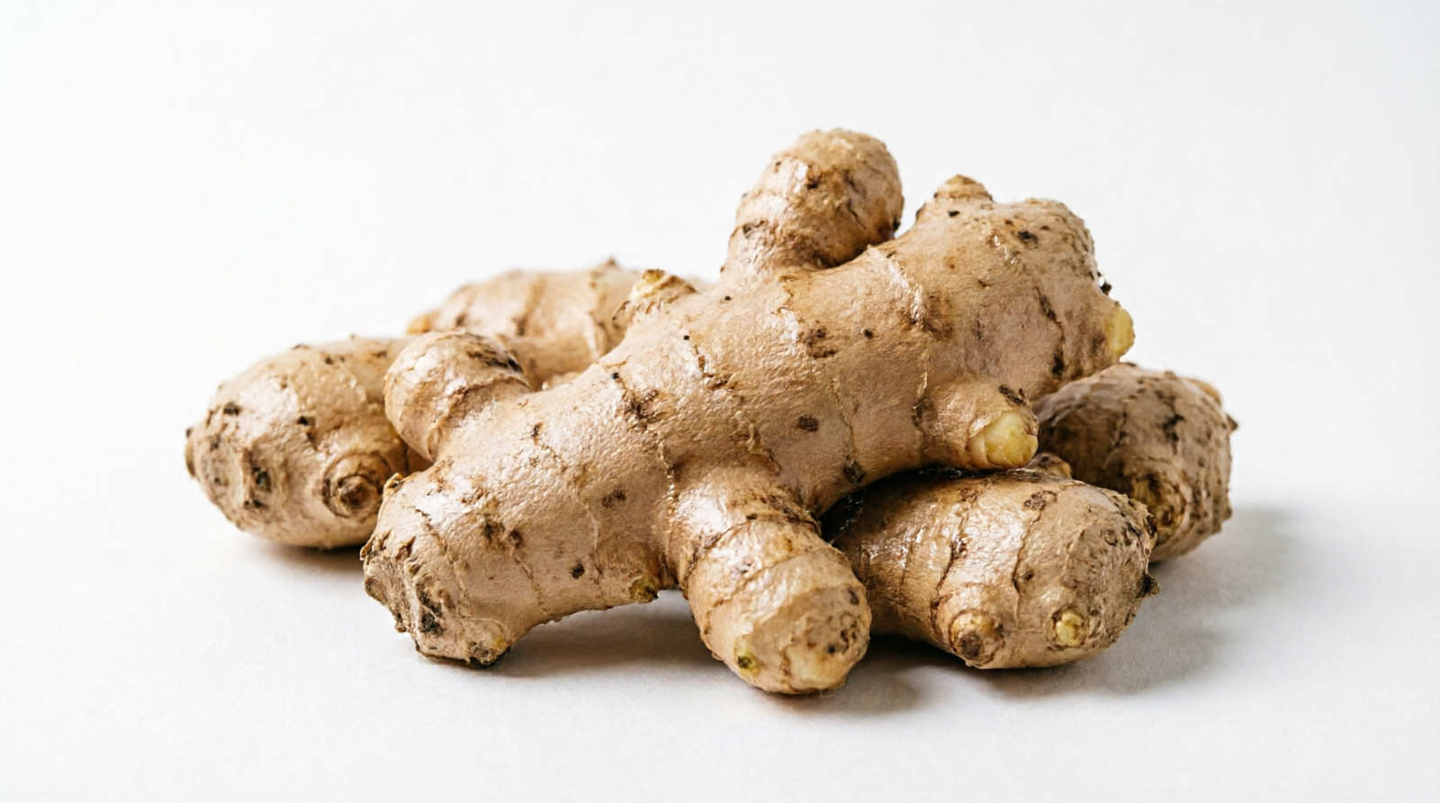 Fresh whole ginger roots